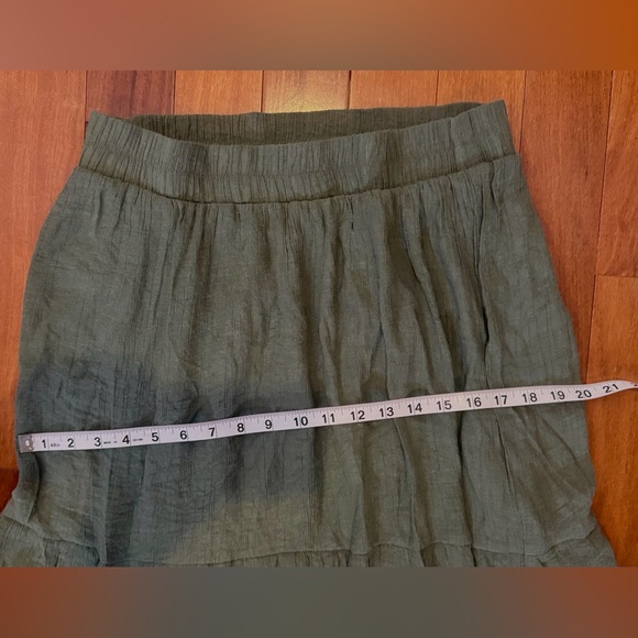 Charlotte Russe Olive Green Maxi Skirt - Picture 5 of 7